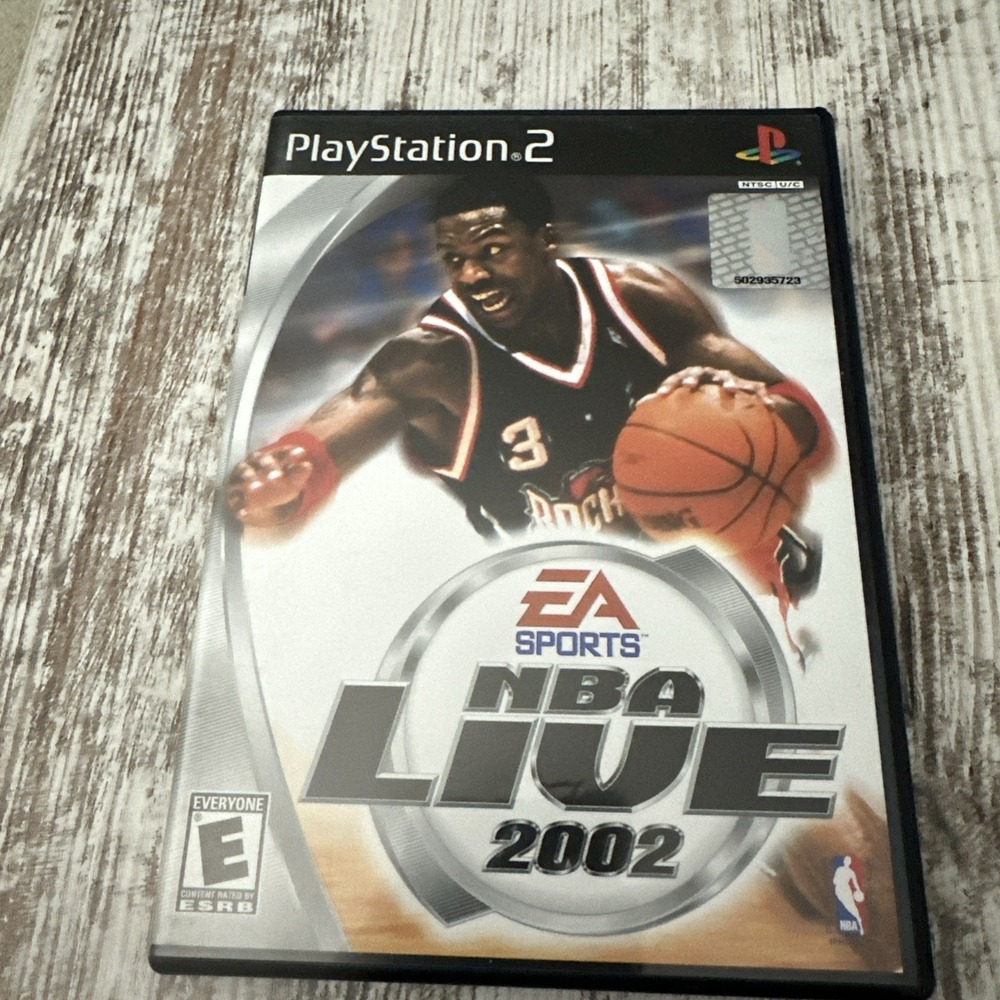 NBA Live 2002 (Sony PlayStation 2) PS2 + Manual‎